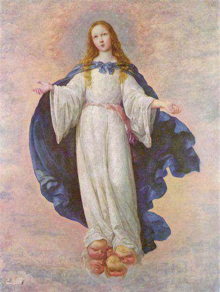 Francisco de Zurbaran La Inmaculada Concepcion Norge oil painting art